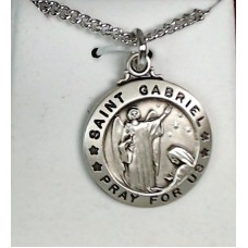 St Gabriel Medal with Chain